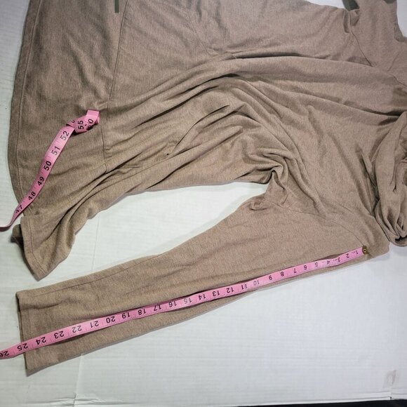 PureJill Women Tan Long Sleeve Tunic With Cowl Neck & Front Pocket Size L - Picture 9 of 11